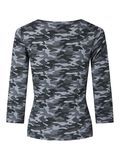Product image thumbnail 7 PCPHOEBE - COL BATEAU TOP MANCHES 3/4, Light Grey Melange