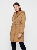 Pieces TIE WAIST HOODED PARKA, Toasted Coconut, highres - 17096968_ToastedCoconut_003.jpg