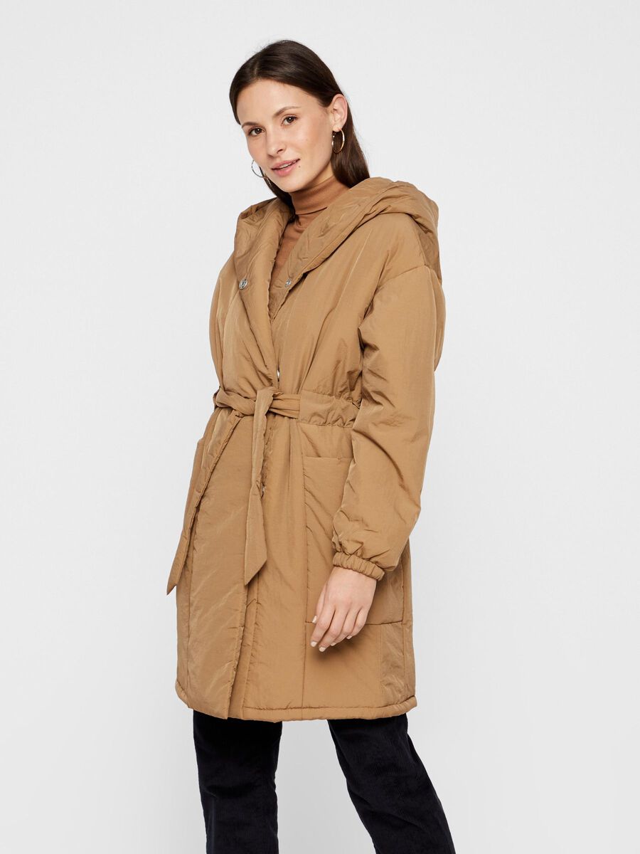 Pieces TIE-WAIST HETTE PARKAS, Toasted Coconut, highres - 17096968_ToastedCoconut_003.jpg