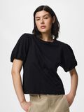 Product image thumbnail - PCPERNILLA PUFF T-SHIRT, Black | 1