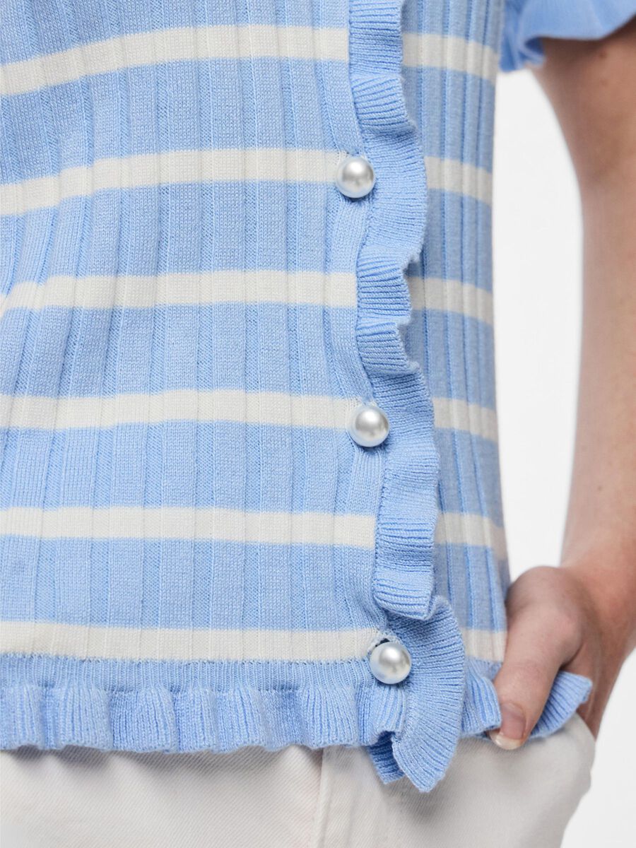 Pieces PCFAITH KNITTED CARDIGAN, Cornflower Blue, highres - 17160895_CornflowerBlue_1218876_006.jpg
