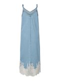 Pieces PCFENI LACE DENIM MIDI DRESS, Light Blue Denim, highres - 17163968_LightBlueDenim_1253471_002.jpg