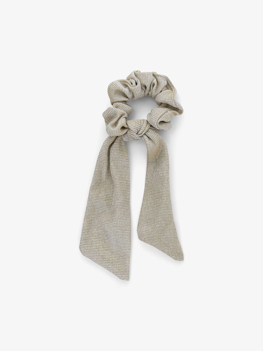Pieces SCRUNCHIE HAIR ELASTIC, Fog, highres - 17113426_Fog_001.jpg