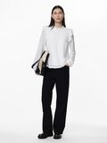 Pieces PCJOLLINE LANGÆRMET BLUSE, Bright White, highres - 17150892_BrightWhite_007.jpg