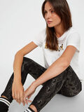 Pieces FOIL SNAKESKIN PRINT TROUSERS, Black, highres - 17099710_Black_718978_008.jpg