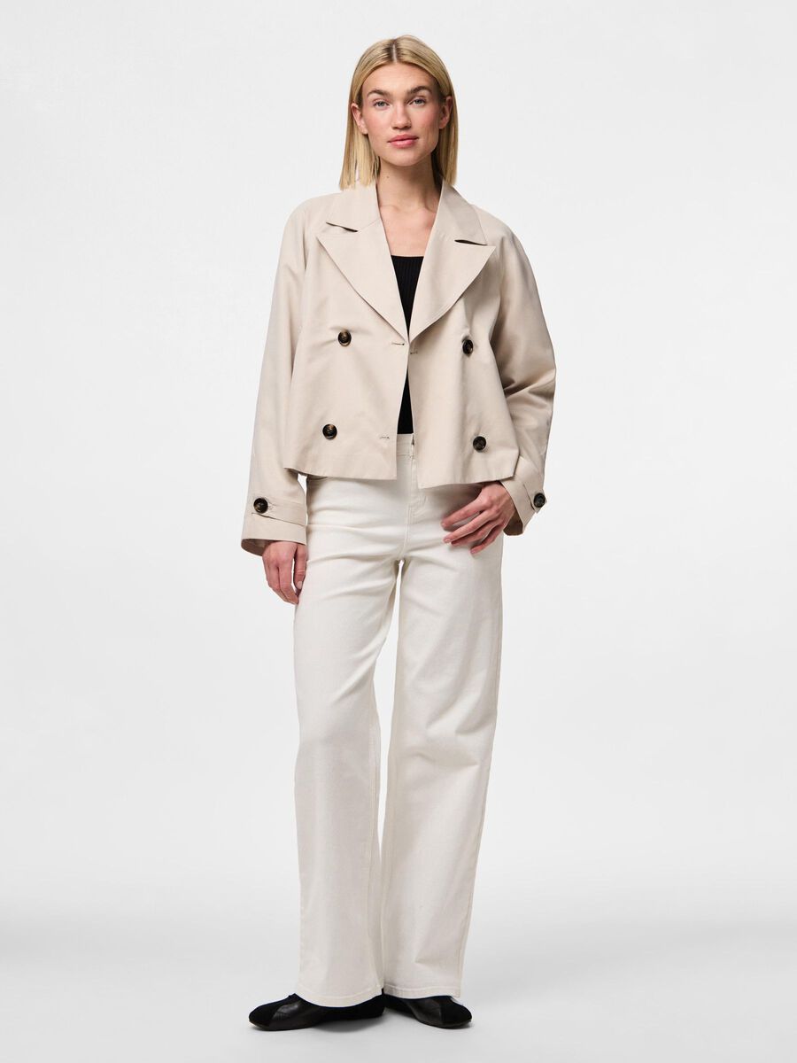 Pieces PCSCARLETT KORT TRENCHCOAT, Silver Gray, highres - 17154509_SilverGray_005.jpg