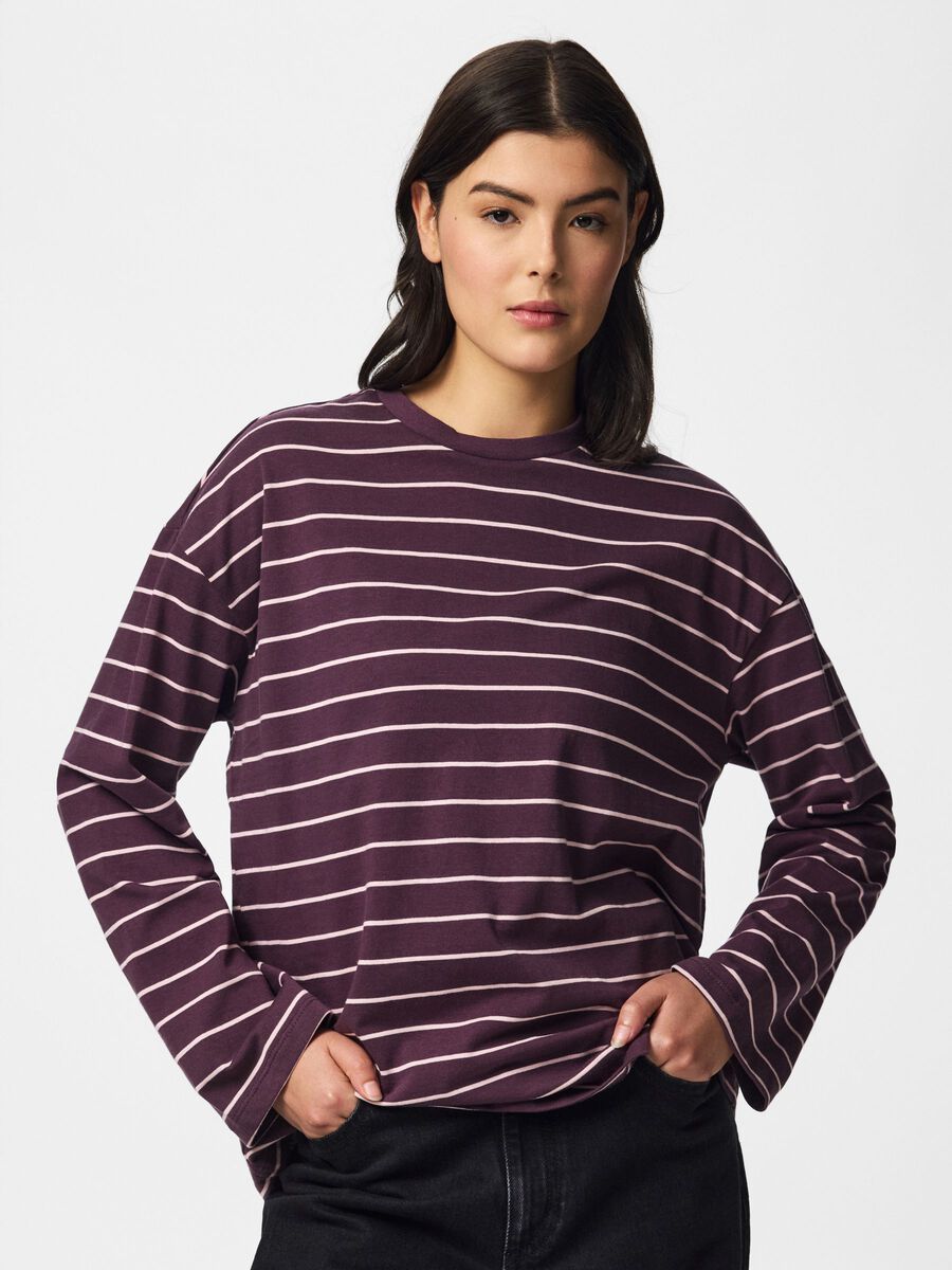 Product carousel image 1 PCSADIE LONG SLEEVED TOP, Plum Perfect