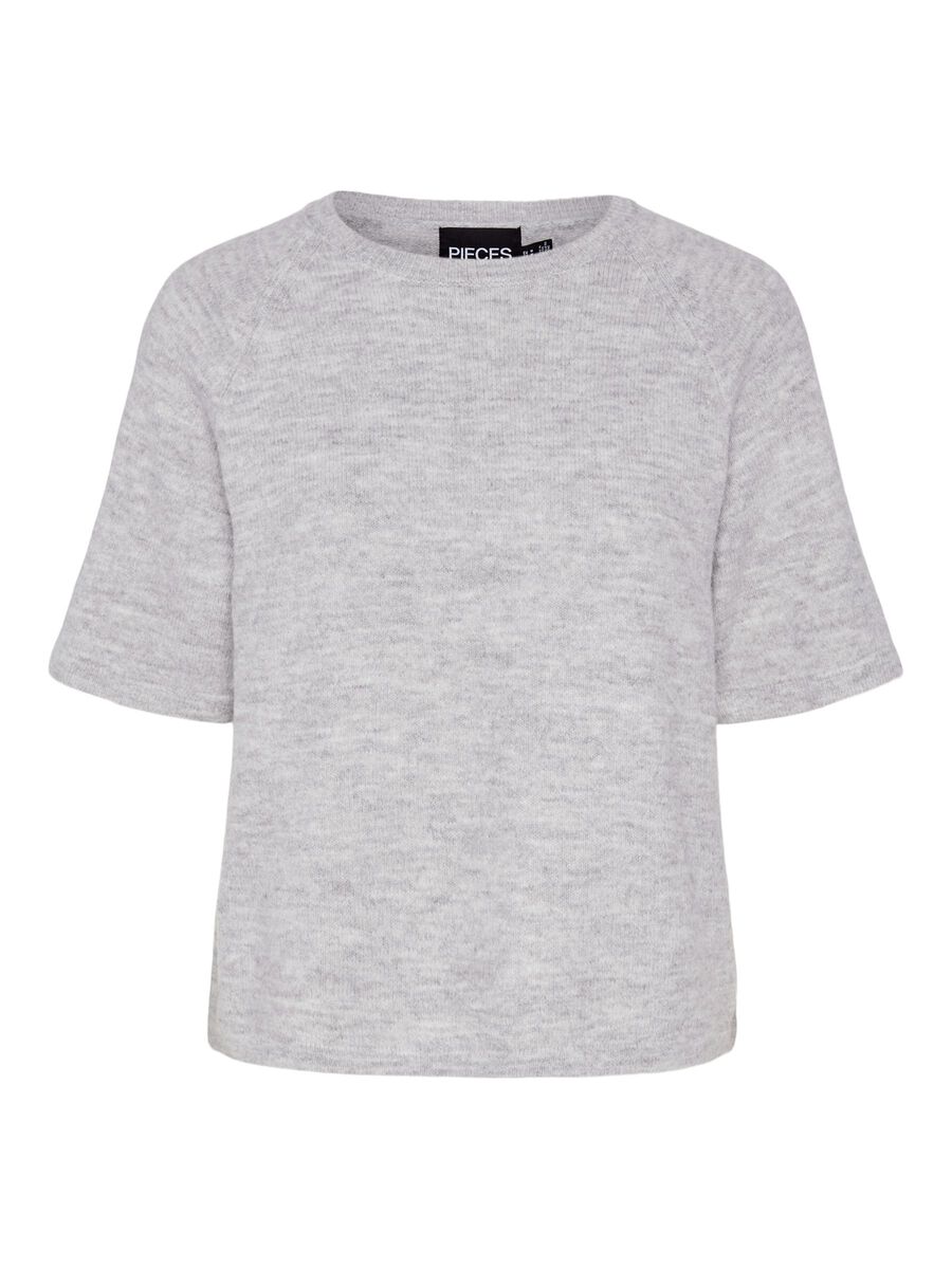 Pieces TOP DE PUNTO, Light Grey Melange, highres - 17155078_LightGreyMelange_001.jpg