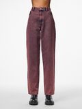 Pieces PCDRIA STRAIGHT FIT JEANS, Tawny Port, highres - 17159633_TawnyPort_1208473_003.jpg