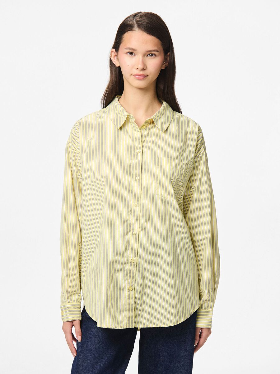 Product carousel image - PCEMMY LOOSE SHIRT, French Vanilla | 1