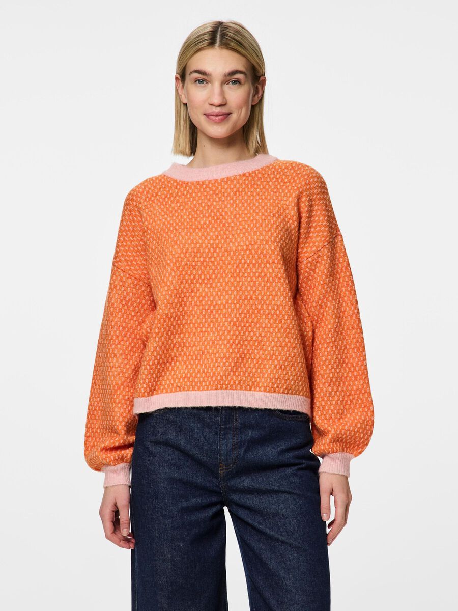 Pieces PCDILIPPA  KNITTED JUMPER, Roseate Spoonbill, highres - 17154891_RoseateSpoonbill_1157037_003.jpg
