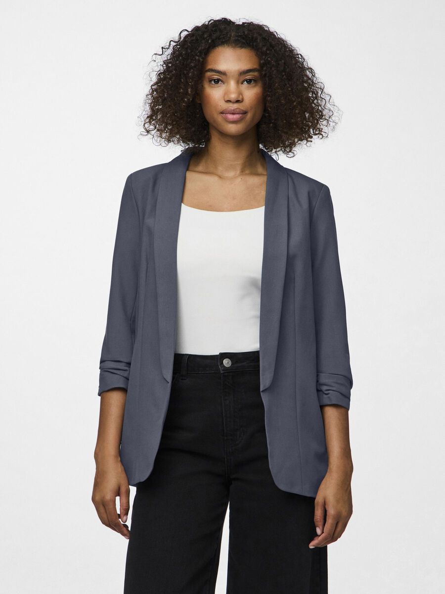 Pieces LONG CLASSIC BLAZER, Ombre Blue, highres - 17090996_OmbreBlue_003.jpg