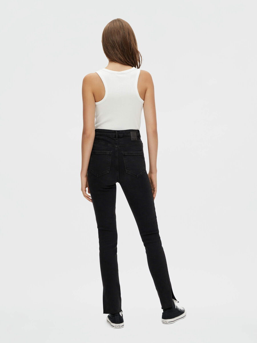 Pieces PCEMI SKINNY JEANS, Black Denim, highres - 17118064_BlackDenim_004.jpg