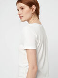 Pieces MODALMISCHFASER T-SHIRT, Bright White, highres - 17101605_BrightWhite_006.jpg