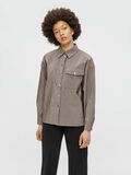 Pieces PCPYLLA LONG SLEEVED SHIRT, Antracit, highres - 17118301_Antracit_003.jpg