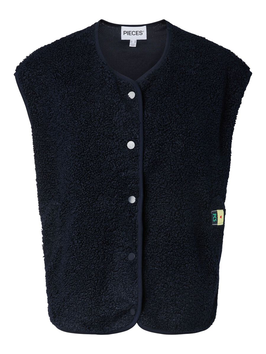 Carousel image 6 PCKATTY TEDDY VEST, Maritime Blue