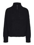 Pieces PCMIRA HALF-ZIP JUMPER, Black, highres - 17154377_Black_001.jpg