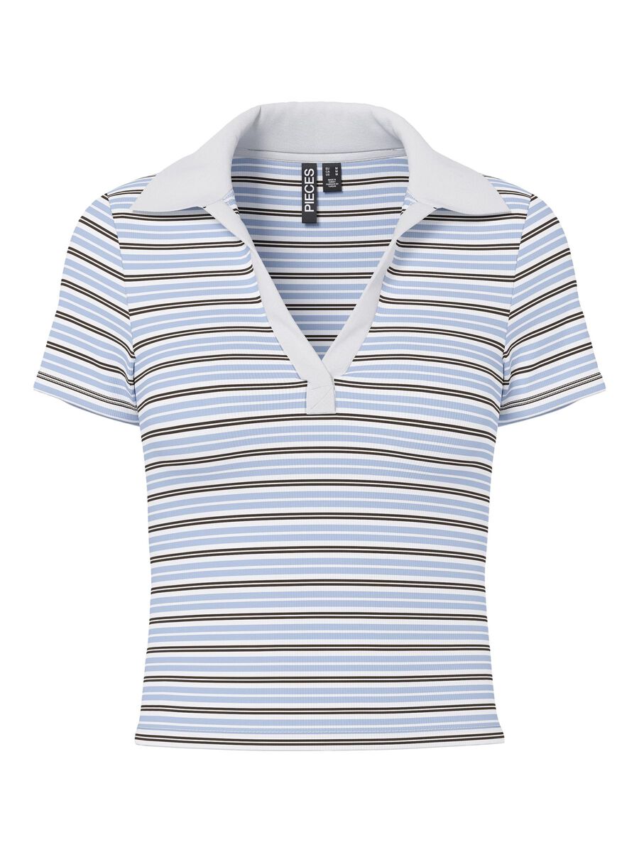 Pieces PCJAYJAY POLO SHIRT, Cashmere Blue, highres - 17163980_CashmereBlue_1253867_001.jpg