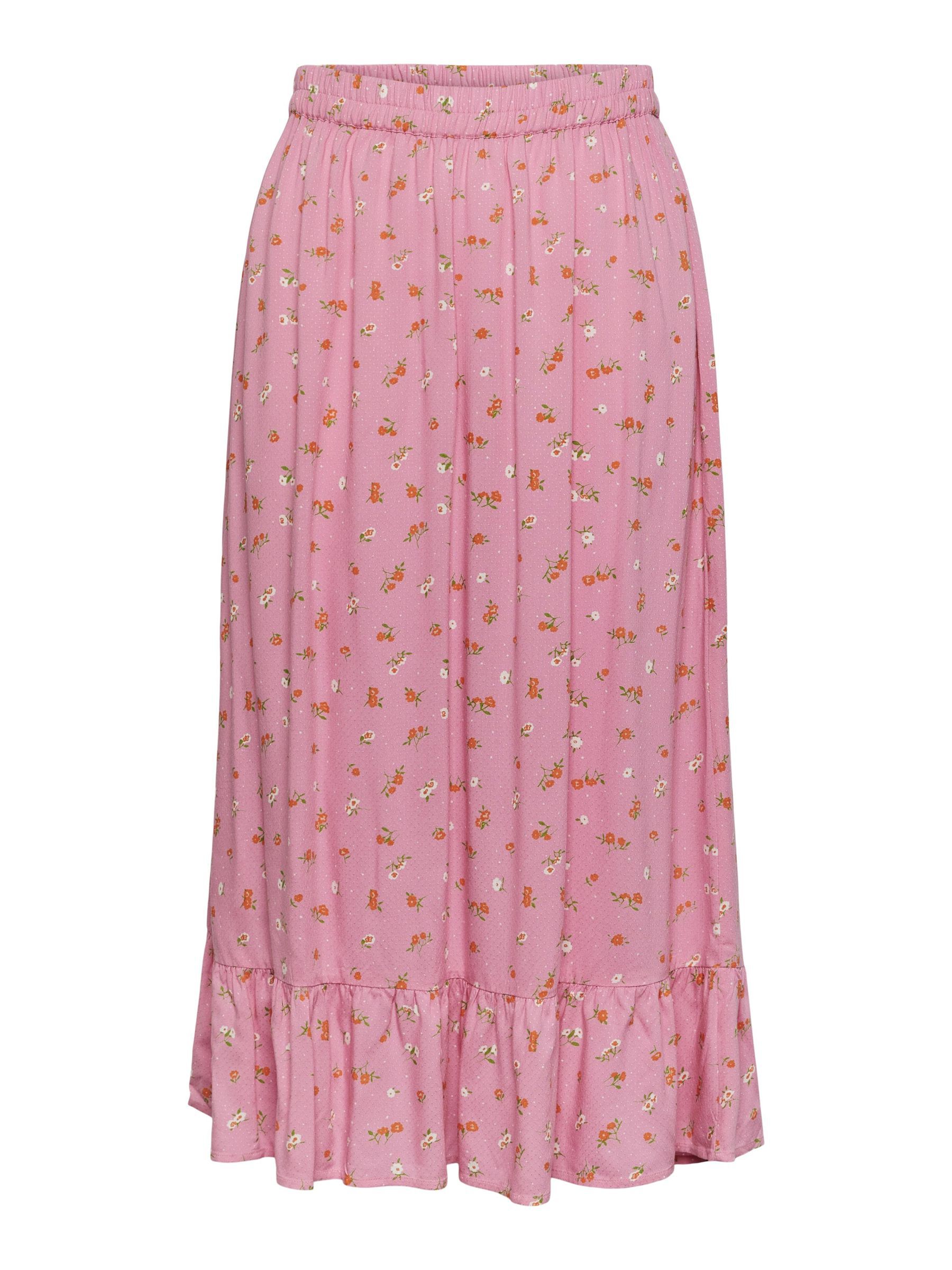 Pink midi deals skirt 60