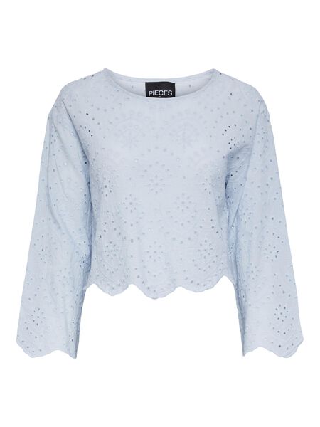 Pieces PCJANNI LONG SLEEVED BLOUSE, Kentucky Blue, highres - 17148351_KentuckyBlue_001.jpg
