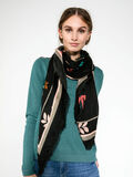 Pieces LONG PRINTED SCARF, Black, highres - 17085708_Black_003.jpg