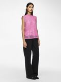 Pieces PCOLLINE LACE SLEEVELESS TOP, Ibis Rose, highres - 17120454_IbisRose_005.jpg