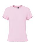 Pieces PCNICCA RIBBED T-SHIRT, Roseate Spoonbill, highres - 17120085_RoseateSpoonbill_001.jpg