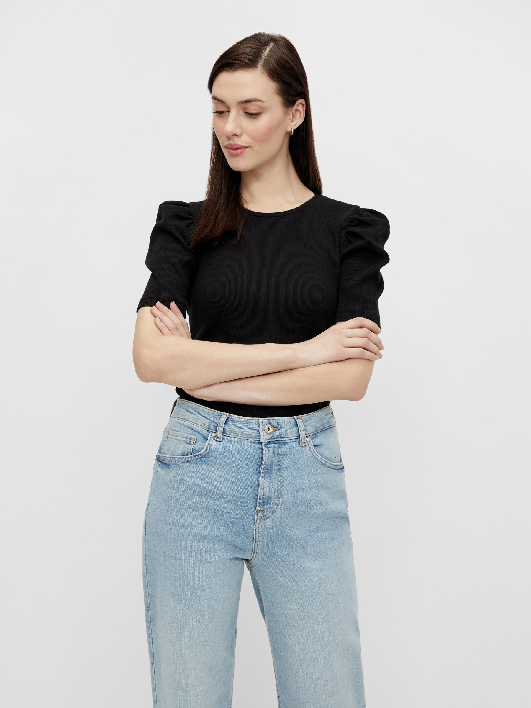 Geribde top zara on sale