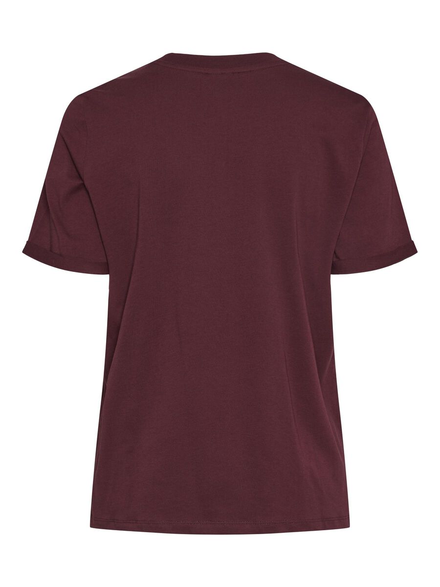 Carousel image - PCRIA FOLD-OP T-SHIRT, Tawny Port | 7