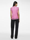 Pieces PCOLLINE LACE SLEEVELESS TOP, Ibis Rose, highres - 17120454_IbisRose_004.jpg