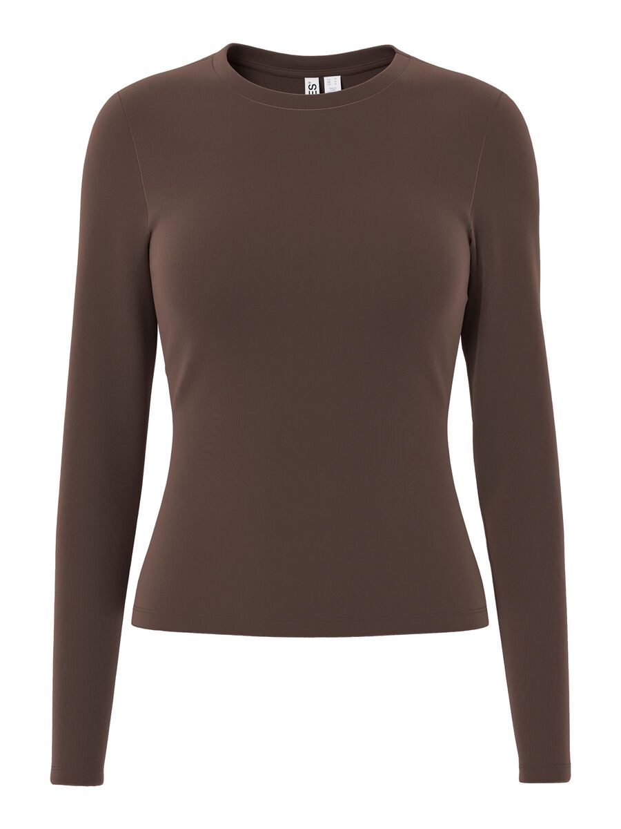 Product carousel image 1 PCLULA NYLON TOP MED LANGE &AElig;RMER, Hot Fudge