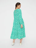 Pieces BLOMSTERPRINTET MIDI KJOLE, Simply Green, highres - 17097823_SimplyGreen_721144_004.jpg