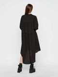 Pieces OURLET ASYMÉTRIQUE ROBE MI-LONGUE, Black, highres - 17103264_Black_004.jpg