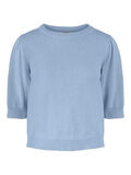 Pieces PUFF-SLEEVE KNITTED PULLOVER, Kentucky Blue, highres - 17106299_KentuckyBlue_001.jpg