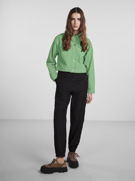 Pieces PCTESSIE DENIM JACKET, Absinthe Green, highres - 17133488_AbsintheGreen_005.jpg