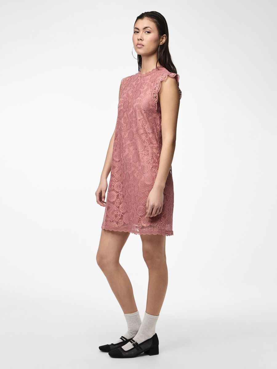 Pieces PCOLLINE MINI DRESS, Canyon Rose, highres - 17146419_CanyonRose_005.jpg