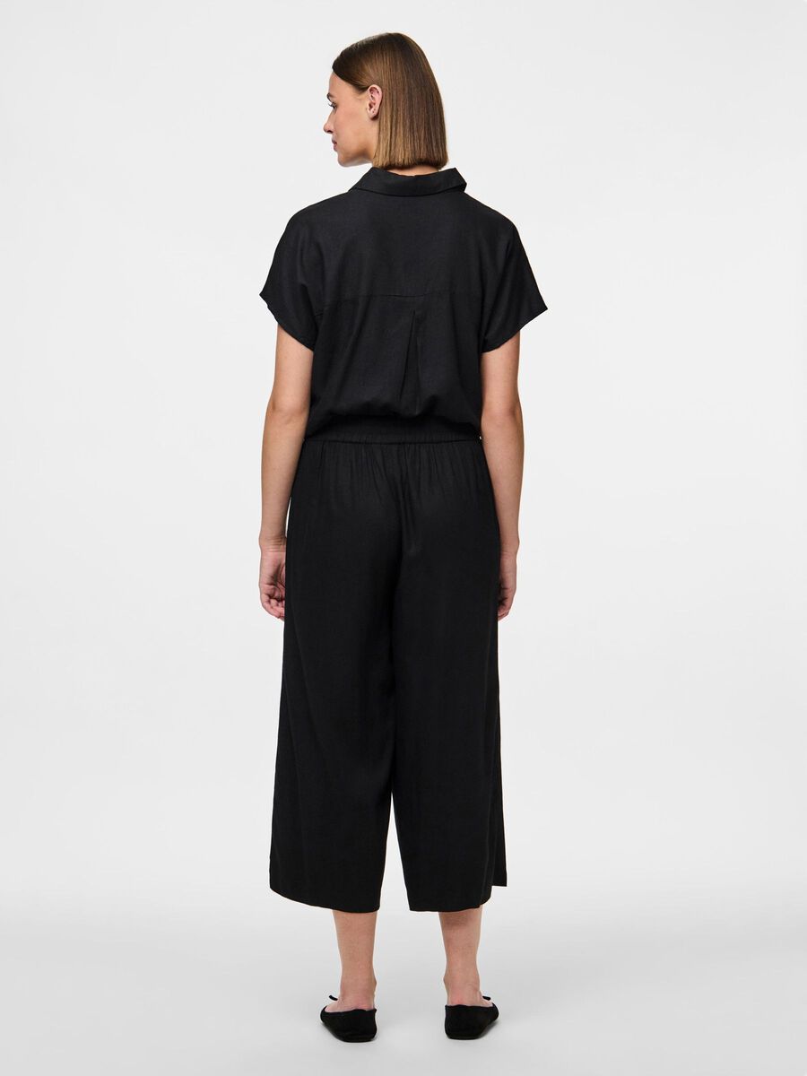 Pieces PANTALONES DE PATA DE ELEFANTE, Black, highres - 17154737_Black_004.jpg