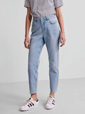 Pieces PCLUNA MW STRAIGHT FIT JEANS, Light Blue Denim, highres - 17120953_LightBlueDenim_003.jpg