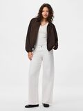 Product image thumbnail - PCTILLA - DAIM - CUIR VESTE BOMBER, Hot Fudge | 3