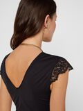 Pieces KANTEN V-HALS ROMPER, Black, highres - 17101292_Black_007.jpg