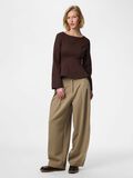 Product image thumbnail - PCGUNHILD BOATNECK  BLUSE, Hot Fudge | 3