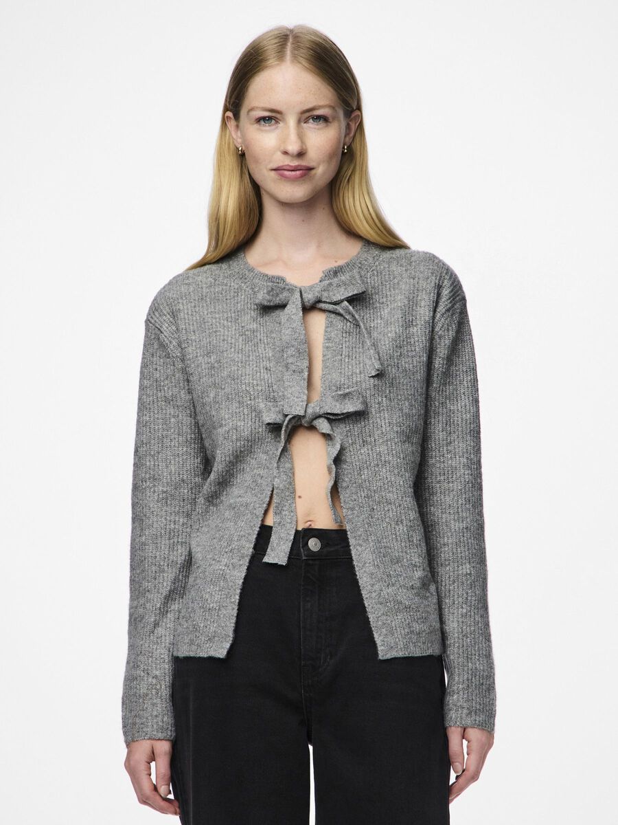 Pieces KARDIGAN, Medium Grey Melange, highres - 17150235_MediumGreyMelange_003.jpg