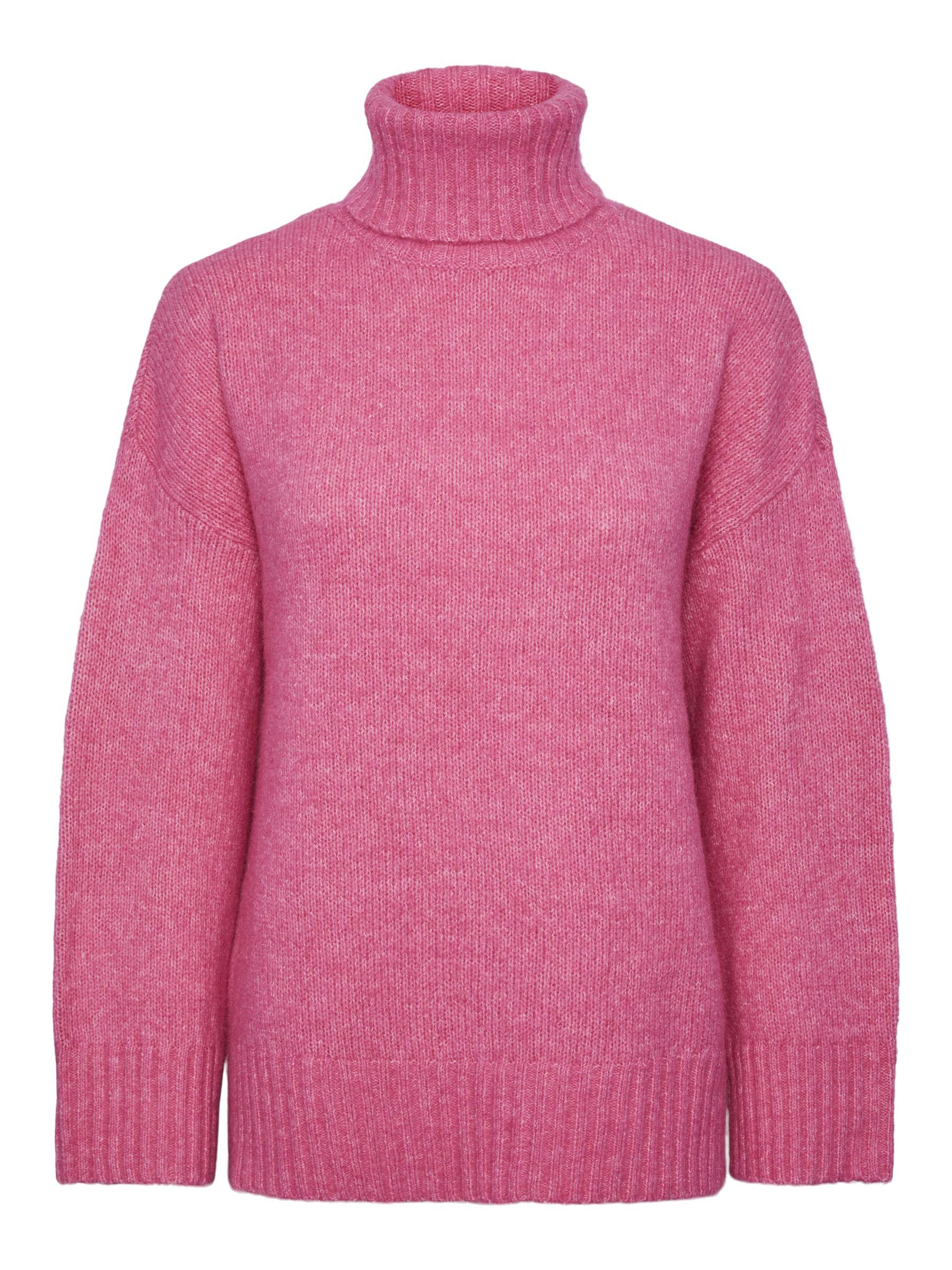 Soft pink turtleneck store