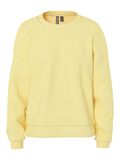 Pieces PCCHILLI LOOSE FIT SWEATSHIRT, Pale Banana, highres - 17156302_PaleBanana_001.jpg