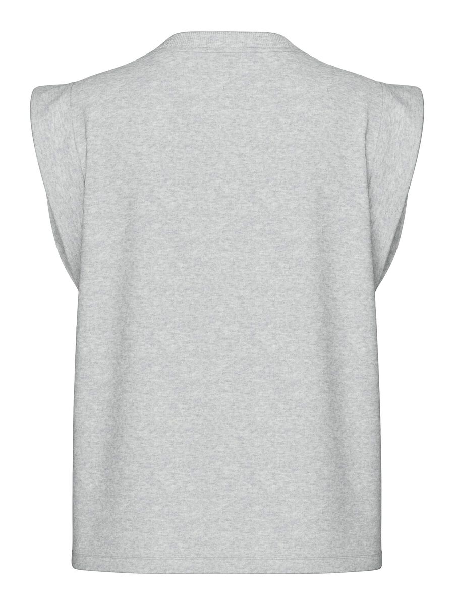 Carousel image - PCCHILLI SUMMER  TOP, Light Grey Melange | 6