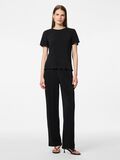 Pieces PCFLORA HW WIDE-LEG TROUSERS, Black, highres - 17155400_Black_007.jpg