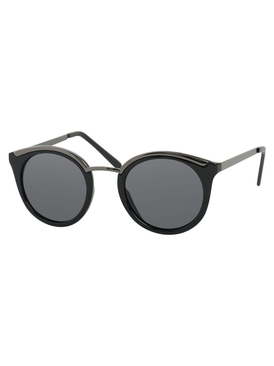 Pieces CLASSIC ROUND SUNGLASSES, Black, highres - 17079371_Black_001.jpg