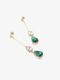 Pieces FAUX CRYSTAL-STONE DROP EARRINGS, Gold Colour, highres - 17100392_GoldColour_723080_006.jpg