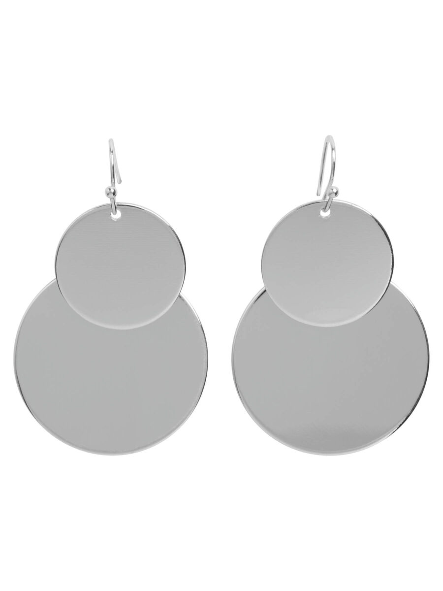 Pieces GROSSES RONDES BOUCLES D'OREILLE, Silver Colour, highres - 17091749_SilverColour_001.jpg