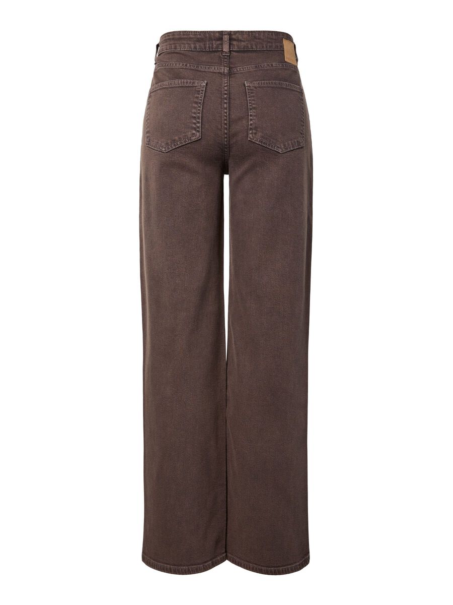 Carousel image 7 PCSILKE MW COLOURED WIDE FIT JEANS, Hot Fudge
